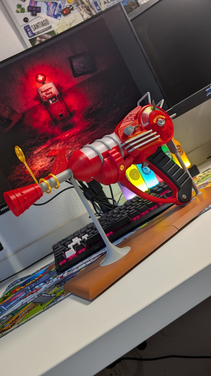 Maqueta arma de rayos call of duty zombies