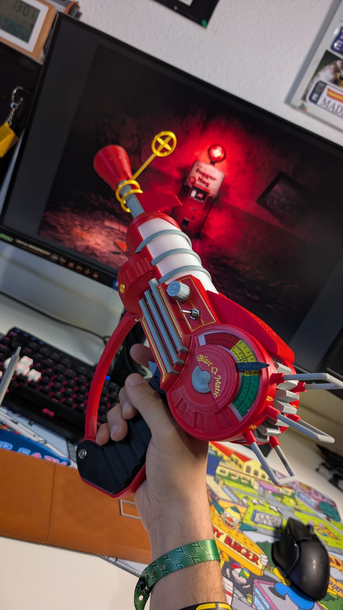 Maqueta arma de rayos call of duty zombies