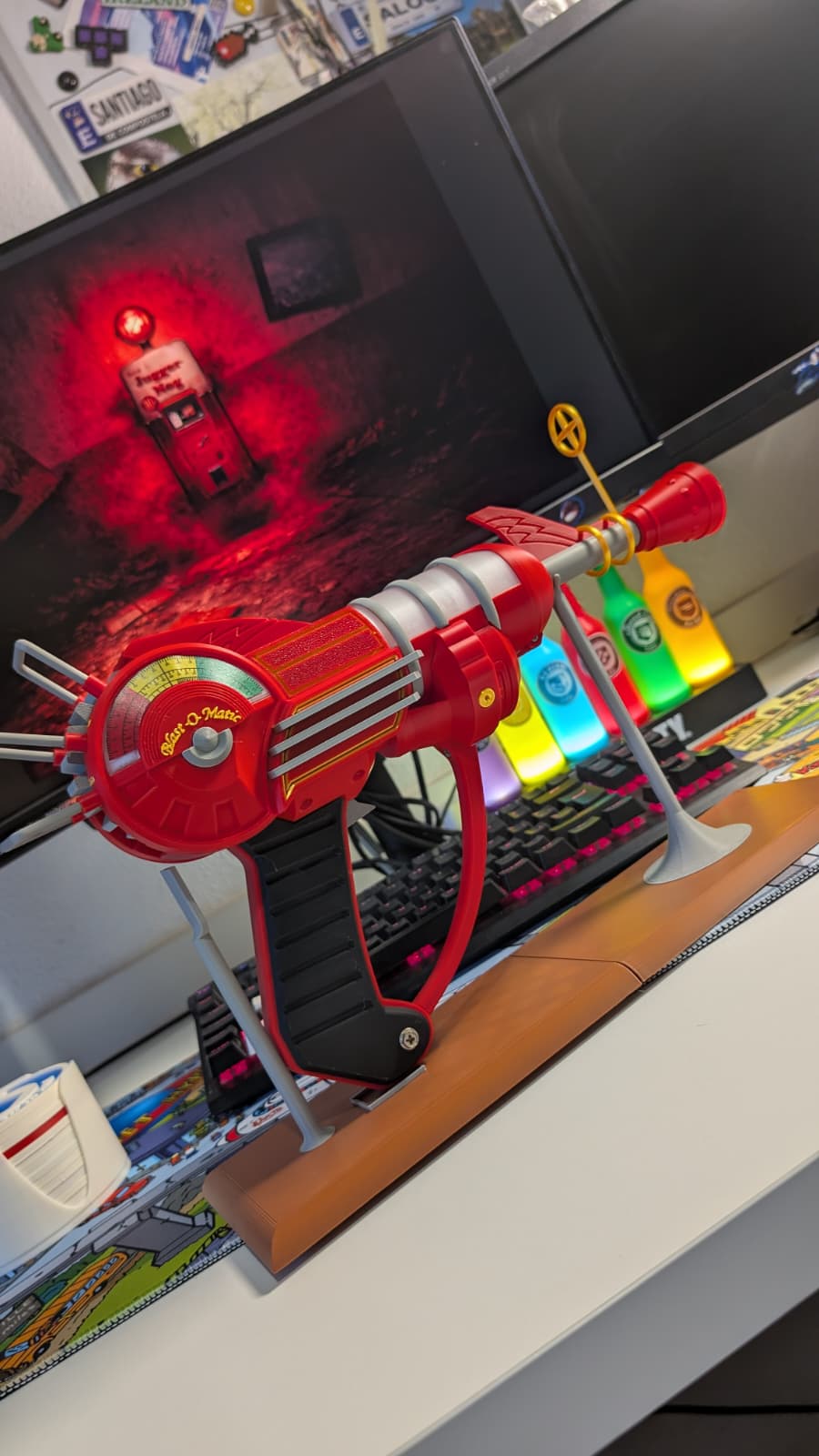 Maqueta arma de rayos call of duty zombies